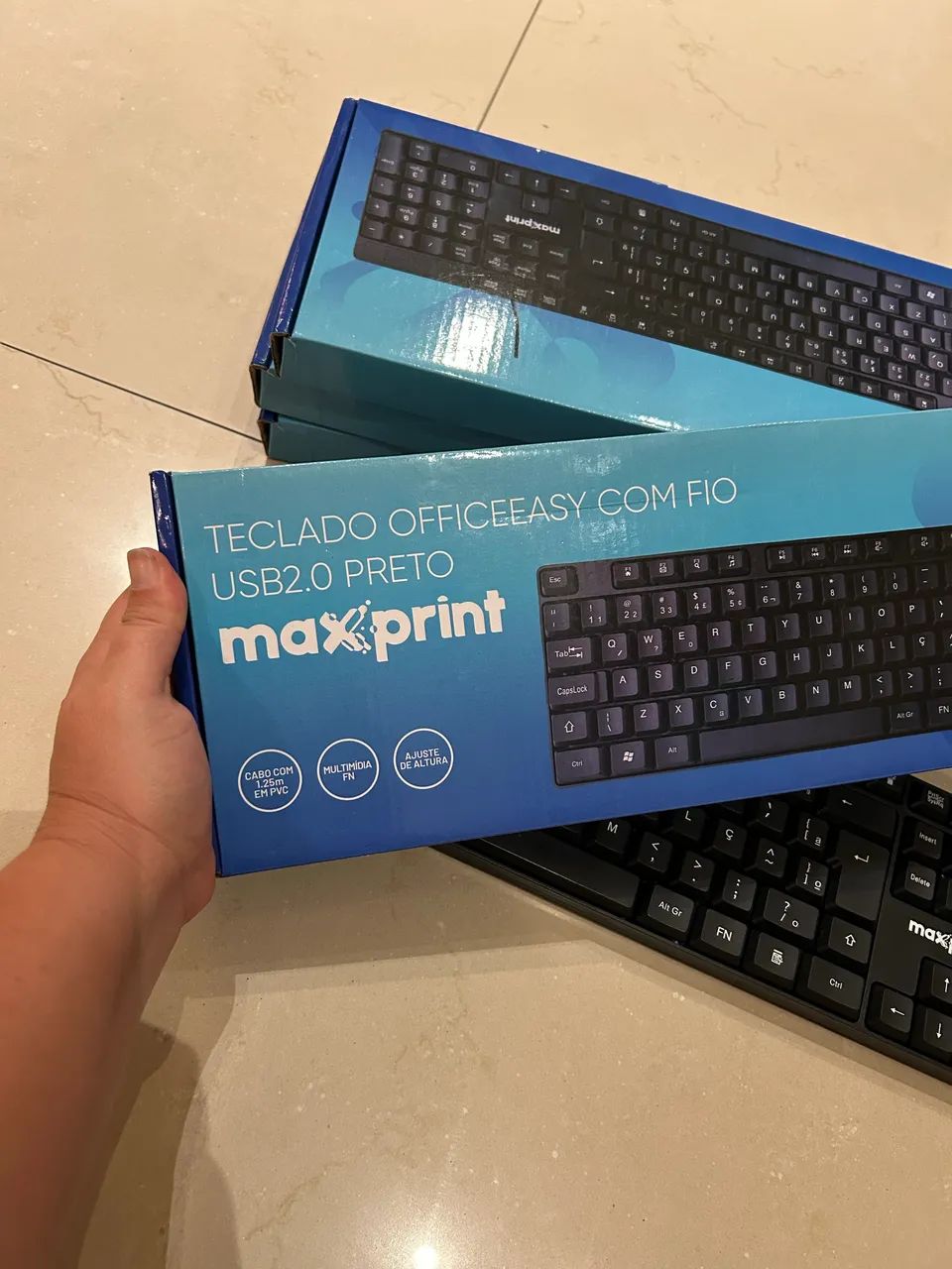 Teclado com Fio USB 2.0 Preto Maxprint - Foto 5