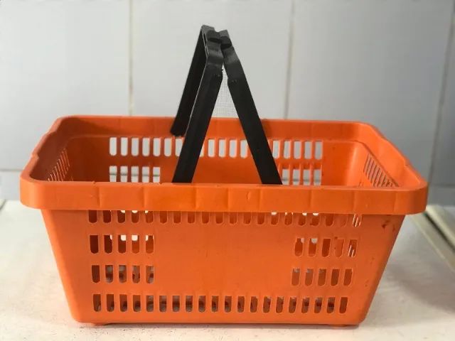 Cesta Plástica Reforçada para Mercado, Hortifruti, Peixaria  - Foto 2