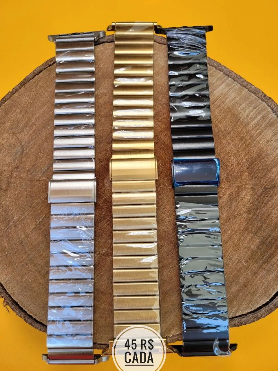 Pulseiras de Aço Stainless steel Para Apple Watch SmartWatch  - Foto 4