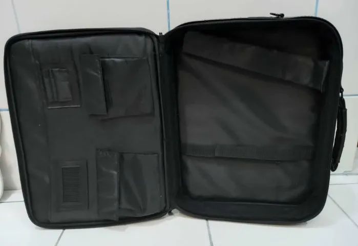 Pasta Executiva Preta para Notebook, Documentos e Trabalho - Foto 2