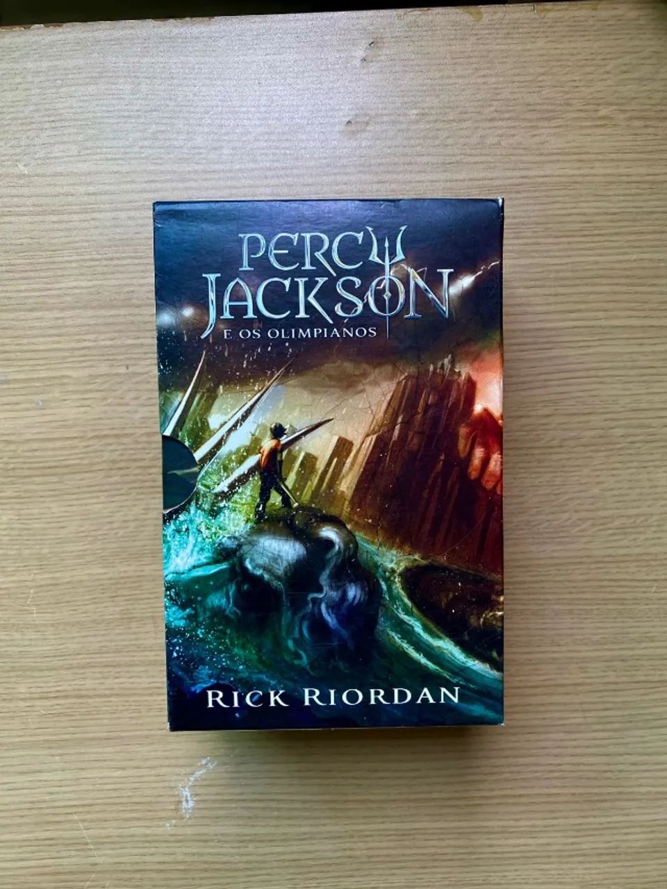 Box Percy Jackson e os olimpianos- usado (condição ótima) - Foto 2