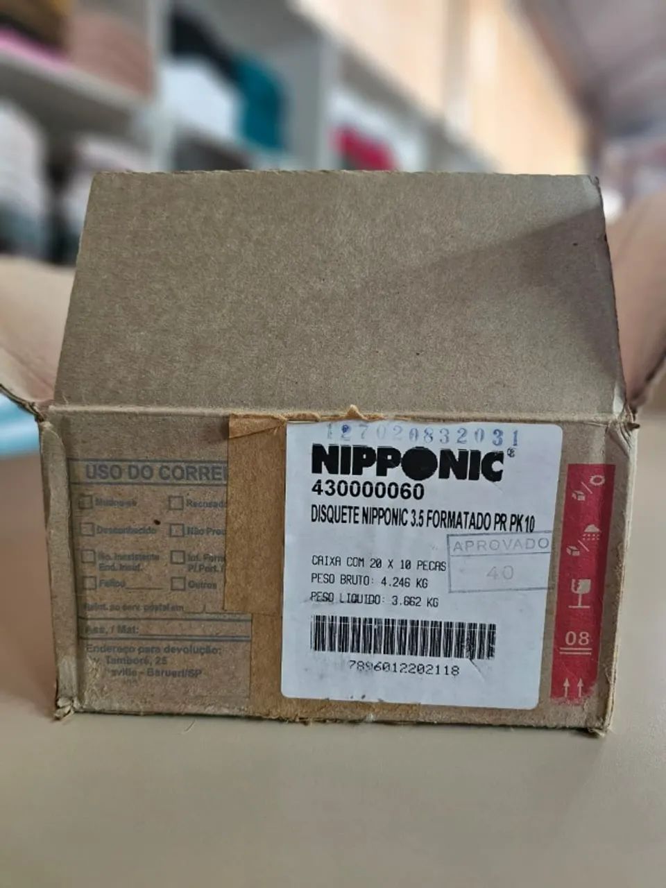Disquete Nipponic 20 x 10 Unidade 2hd 1.44mb Cor Preto (200 unidades) - Foto 2