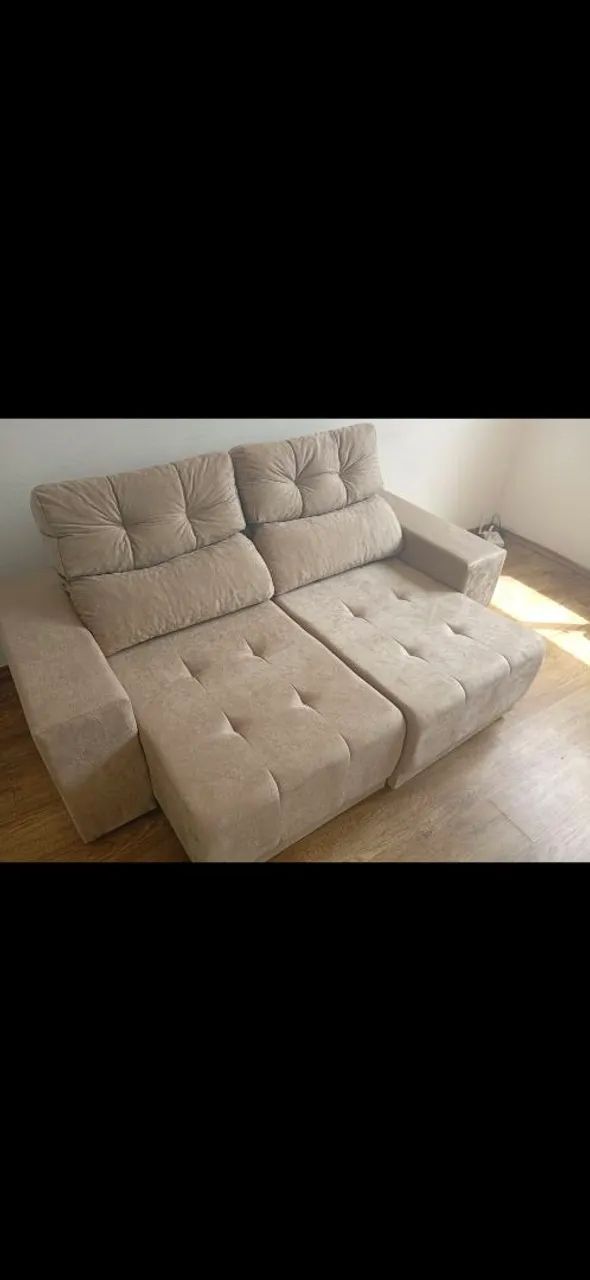 Sofá Retrátil e Reclinavel 2,00 Metros  - Foto 4