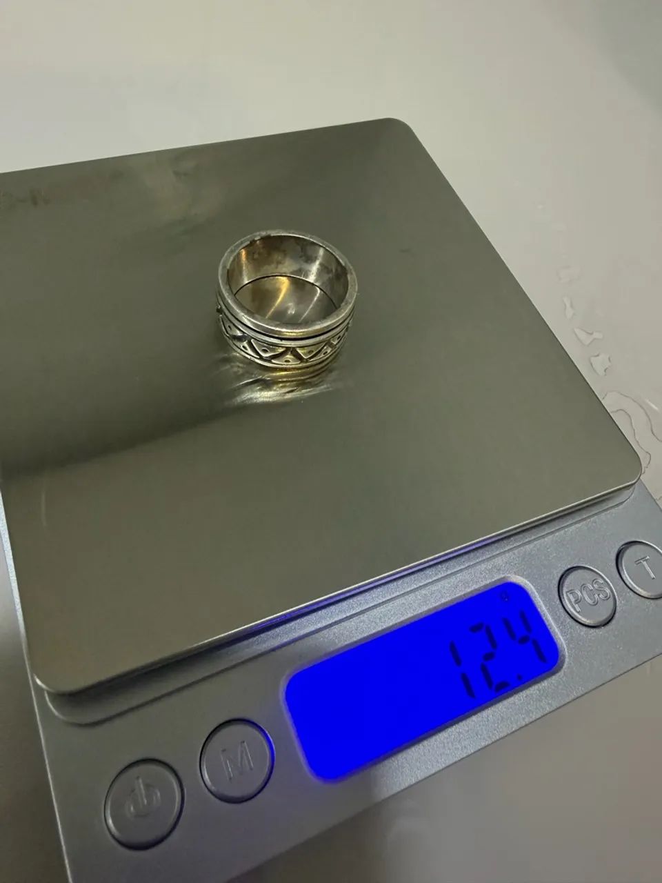 Anel de prata 12.4g