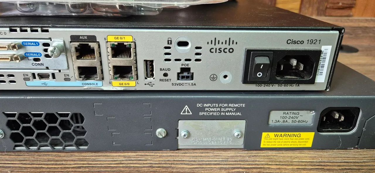 CISCO 1921 + CISCO 2960 + PLACA HWIC + CABO CONSOLE (Kit ideal para Cisco CCNA / CCNP) - Foto 4