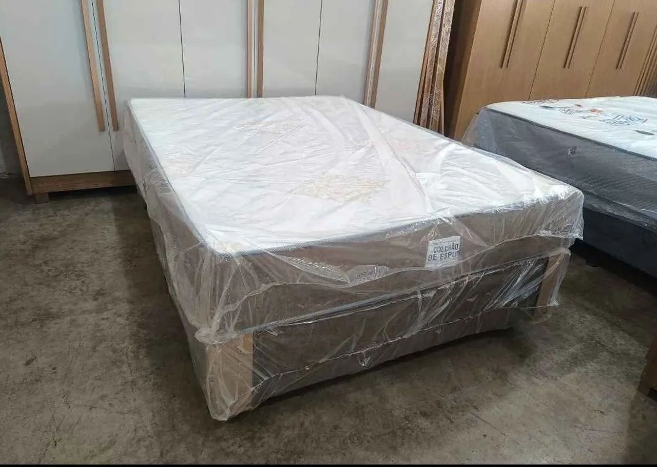 Cama box completa Colchão D-33 24cm com Base box  - Foto 3