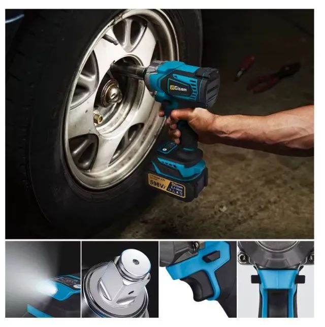 Chave De Impacto Gisam 1200 Nm 1/2 Com 1 Bateria 598vf Chave De Impacto Gisam 1200 Nm 1/2 Com 1 Bateria 598vf