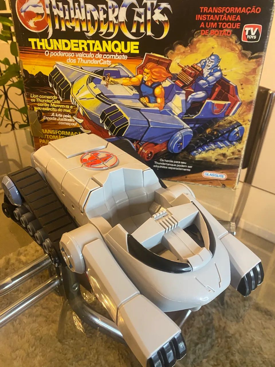 Thundertank Thundercats Glasslite com caixa original 