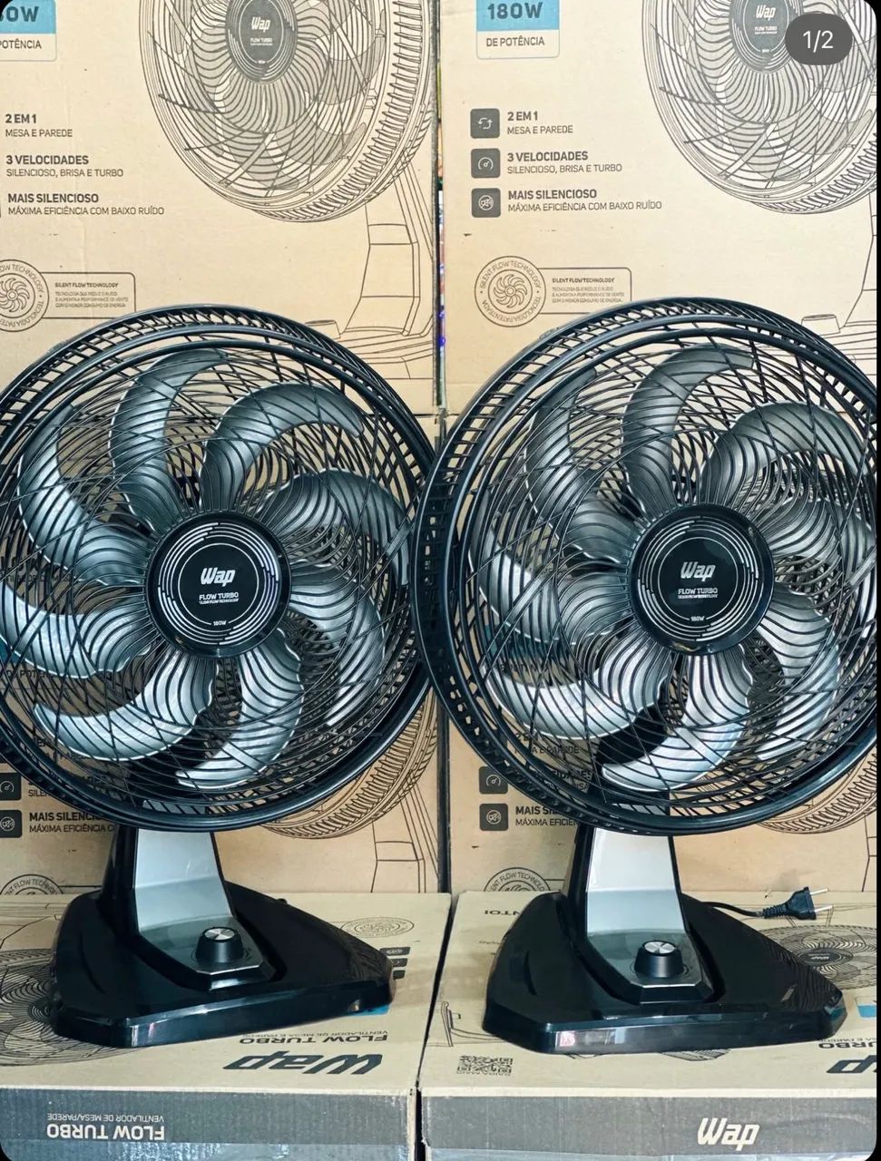 Ventilador mesa e parede