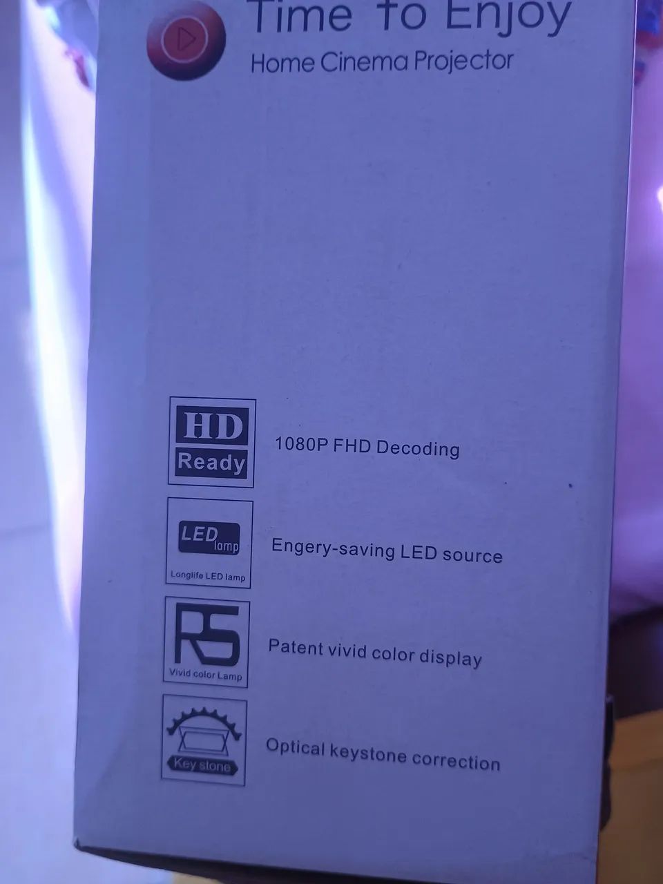 Projetor LED UC40+ 800 Lumens HD HDMI - Imagem Nítida e Alta Performance - Foto 5