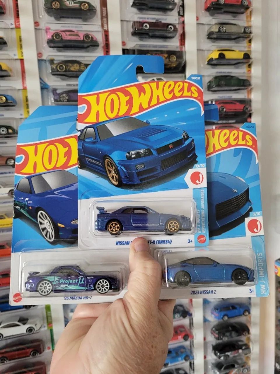 Trio JDM Hot Wheels.