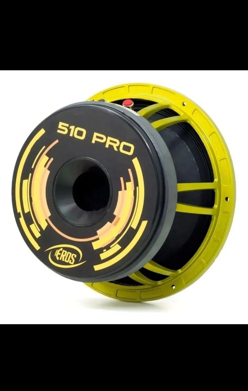2 Woofer Eros Médio Grave E-510 Pro 10 POL. 500W RMS 8 OHMS - Foto 2