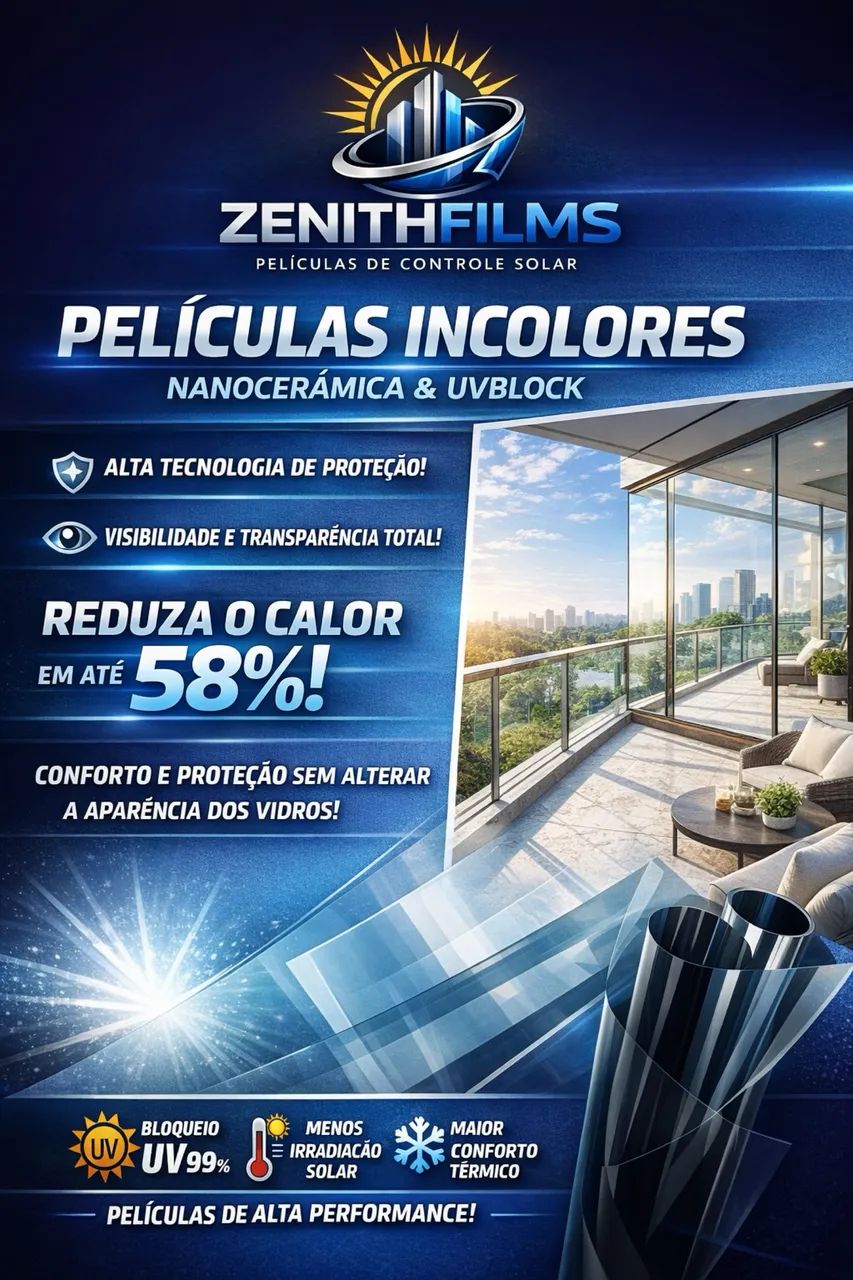 Películas de controle solar (insulfilm)