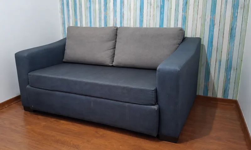 Sofá cama com colchão - Foto 2