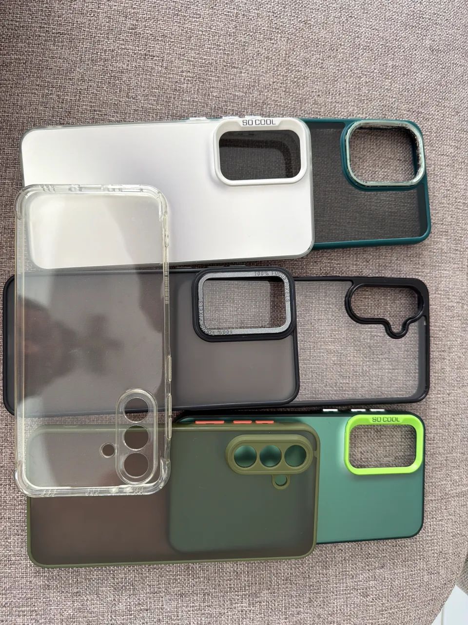 Capinhas do Samsung A56.