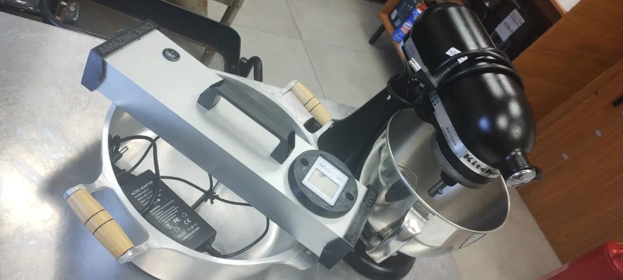Batedeira KitchenAid Artisan Black Matte - Semi Nova | 220V  - Foto 3
