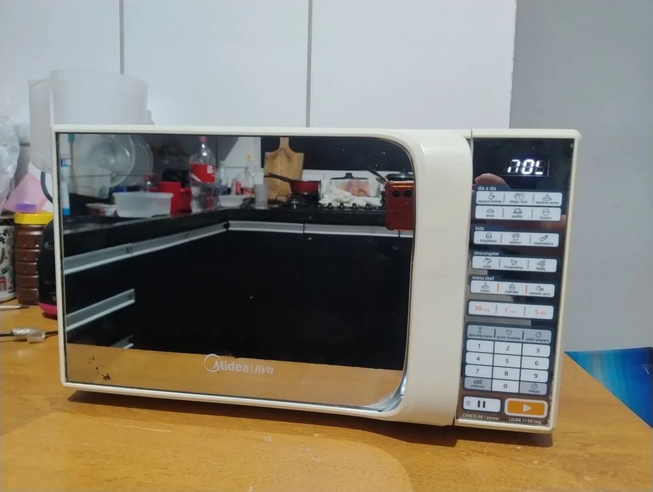 Microondas Midea 20 L, entrega grátis  - Foto 4