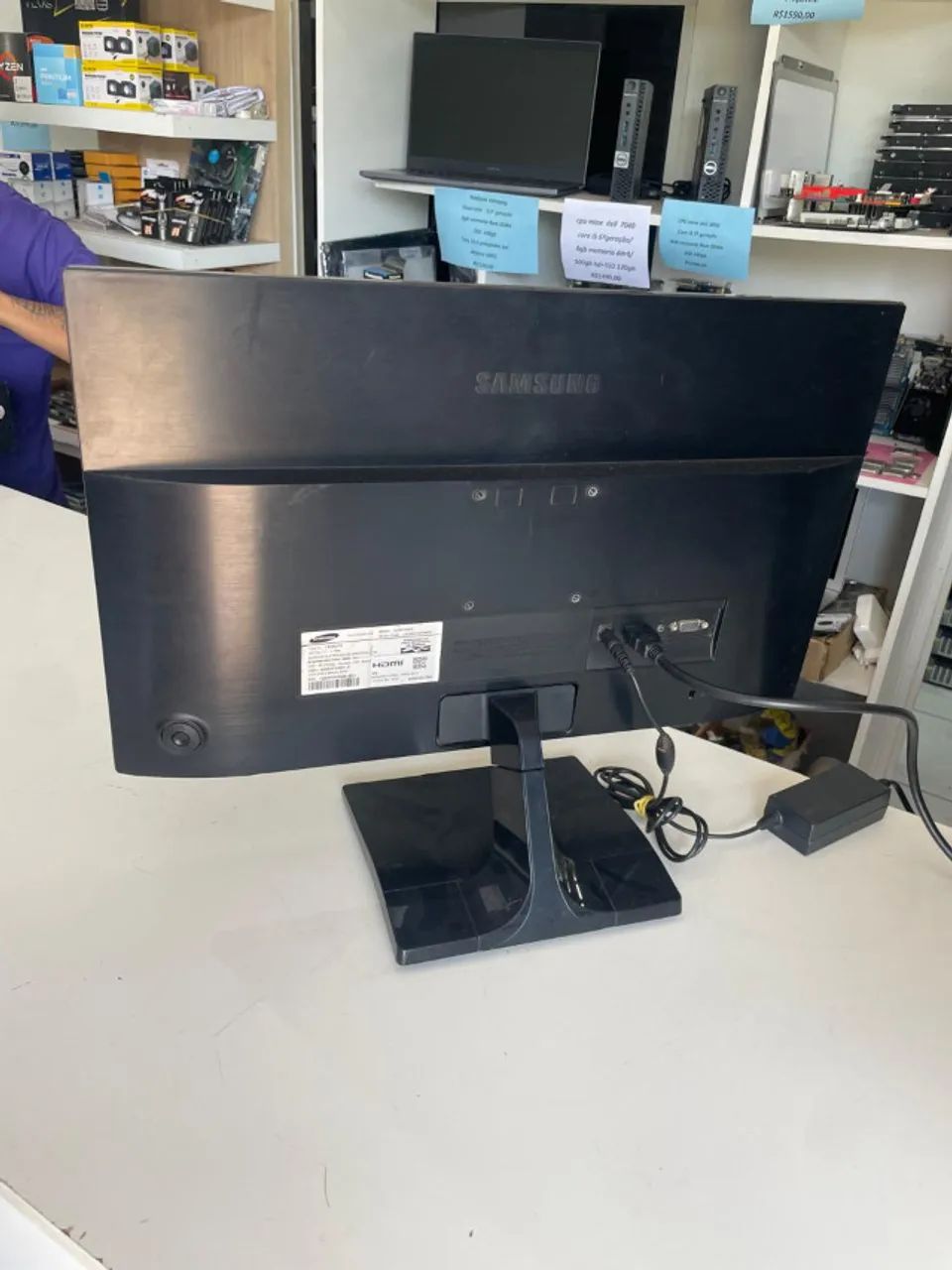 Monitor 22 polegadas hdmi samsung led full hd/ HDMI/VGA com garantia e nf - Foto 2