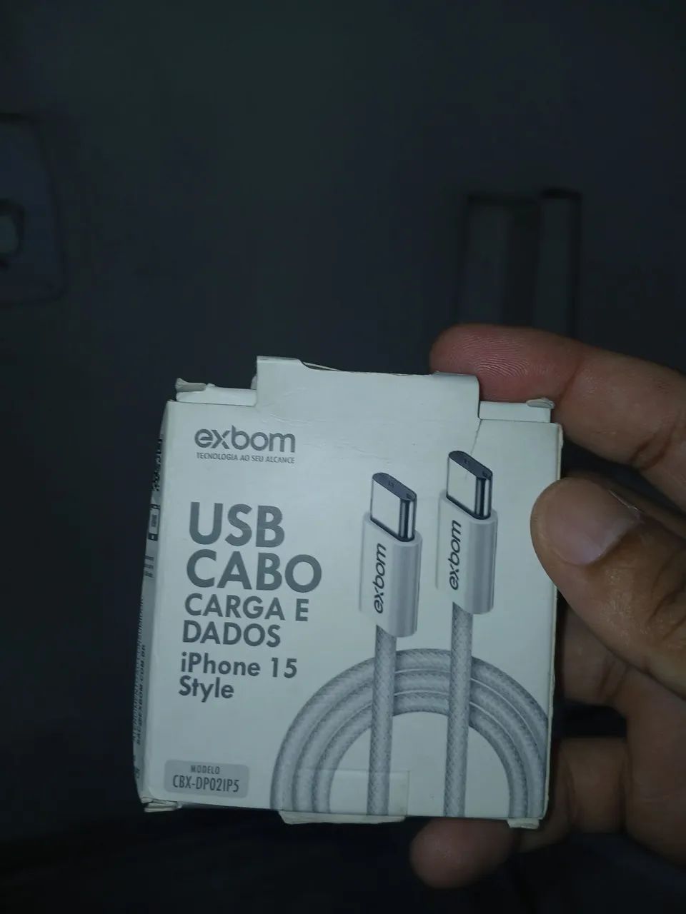Cabo de iphone  novo