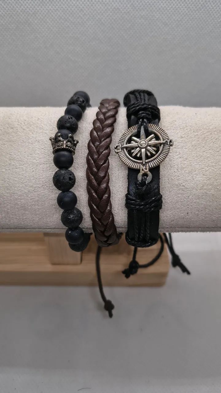 Conjunto Pulseiras - 3 peças