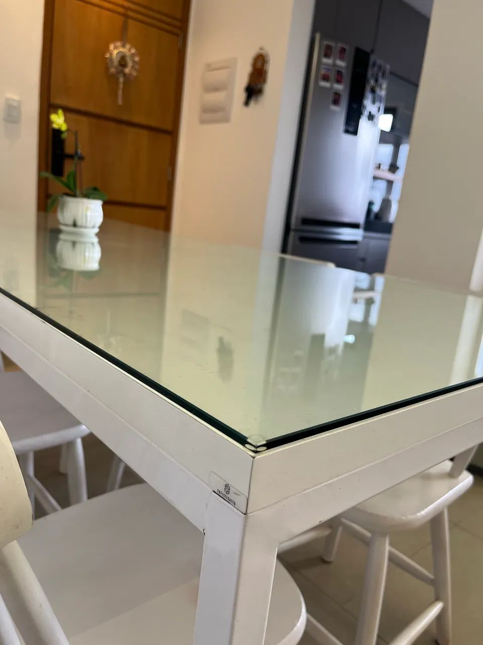 Jogo de mesa com 6 cadeiras tok Stok - Foto 4