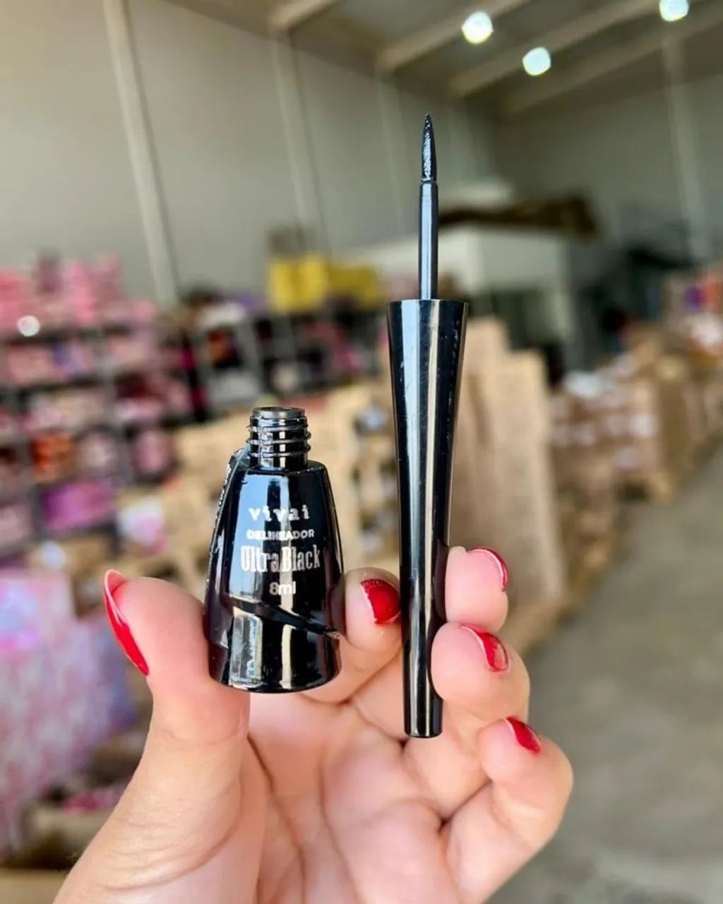 Delineador líquido ultra black- Vivai