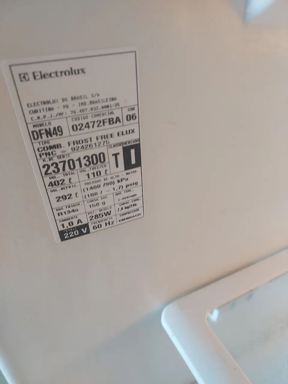 Geladeira eletrolux frost free 409 litros bem conservada  - Foto 6