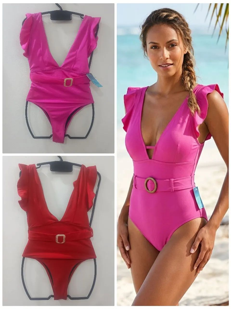 Maiô Beach Gloss Lycra