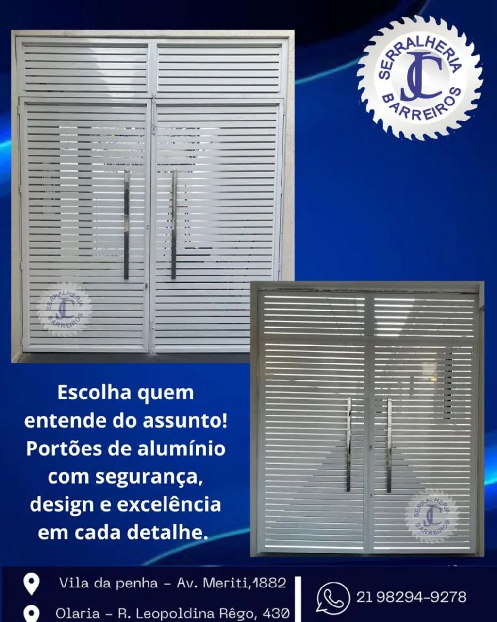 Serralheria de ferro e alumínio, e vidraçaria e vidros temperado  - Foto 3