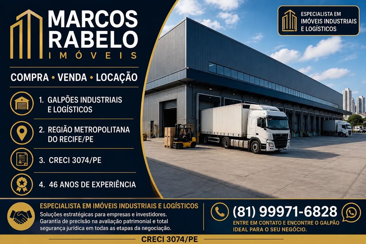 Logística, Administração, Vendas e locação de Galpões 