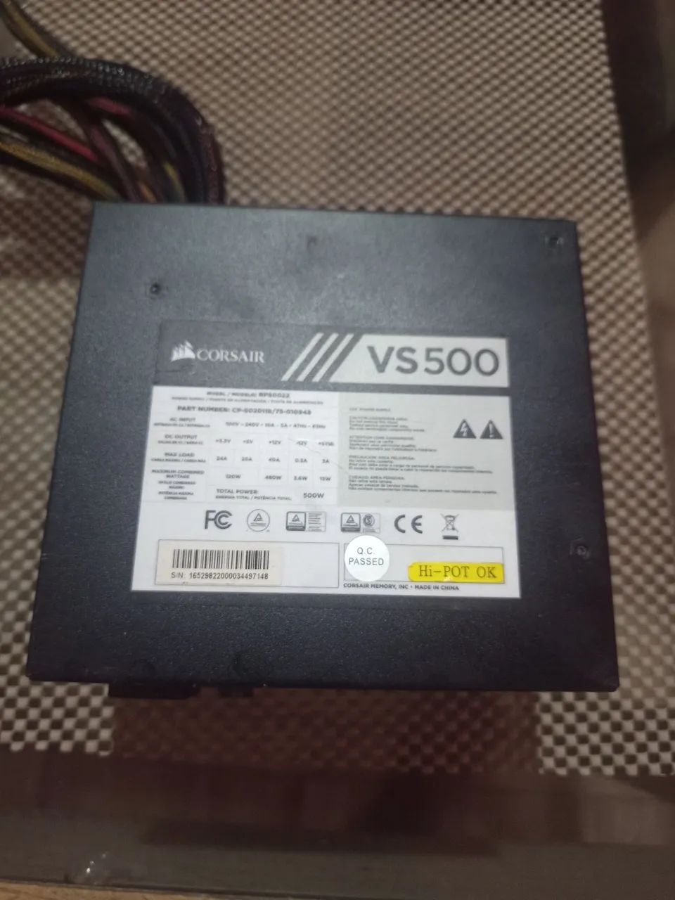 Fonte Corsair vs500 - Foto 2