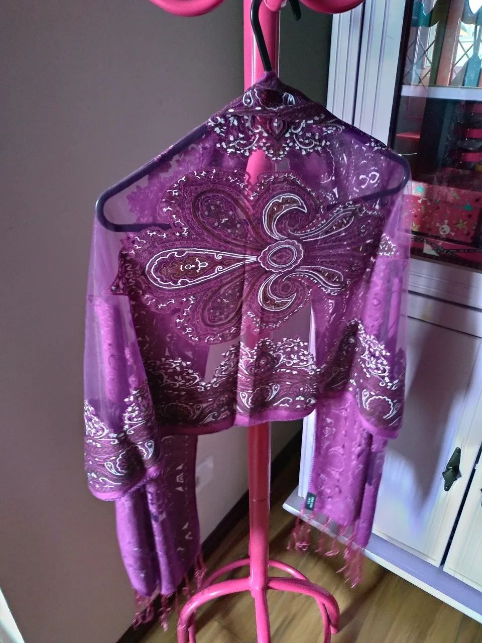 Pashmina da Turquia roxa - Foto 2