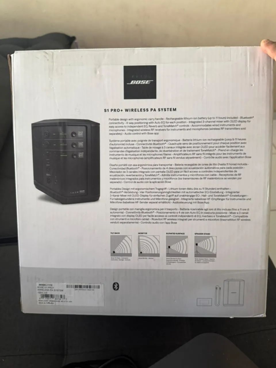 Caixa de Som Bose S1 Pro+ Wireless PA System - Foto 5