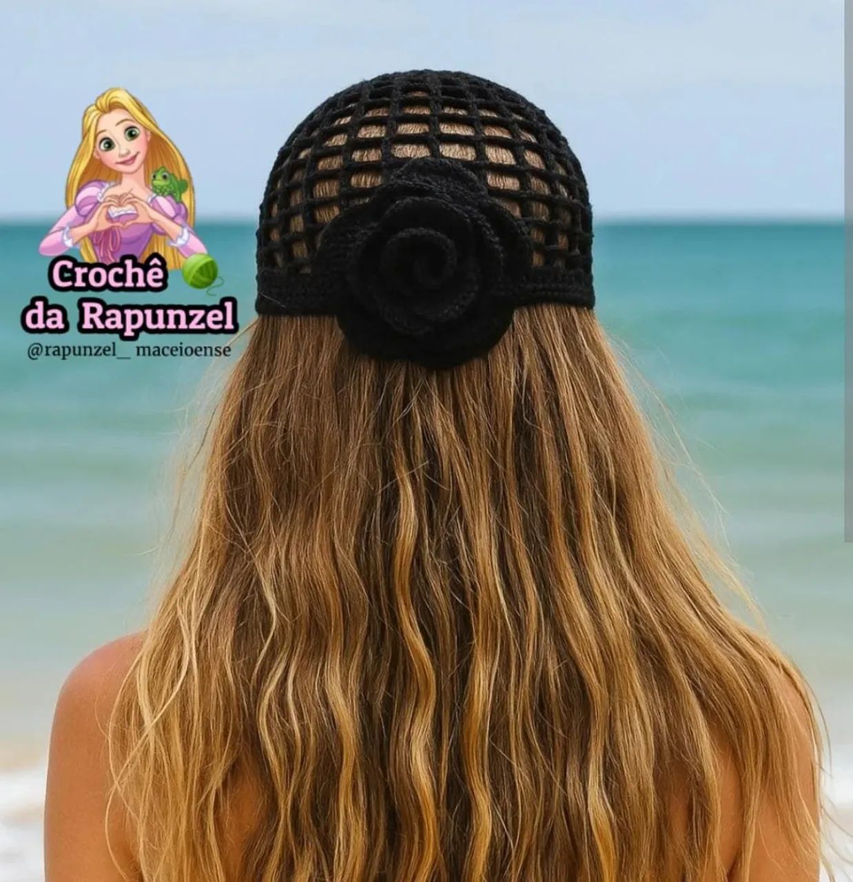 Headpiece em crochê 