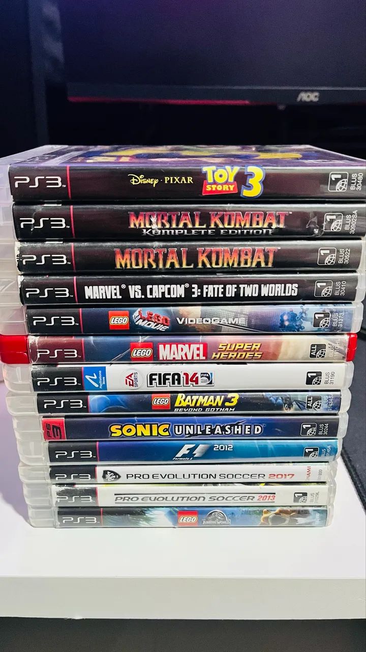 Lote 13 jogos ps3