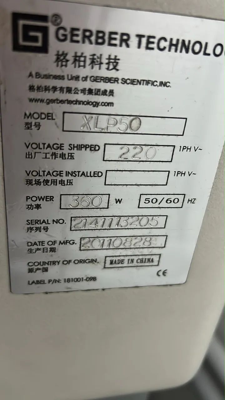 Ploter Gerber XLP50 para Risco  - Foto 5