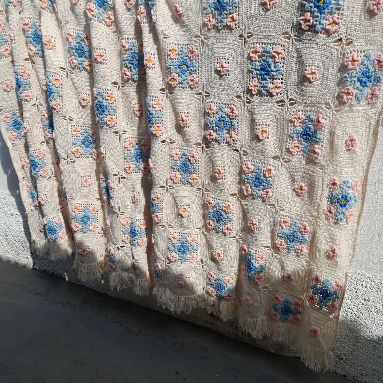 Colcha em crochê 