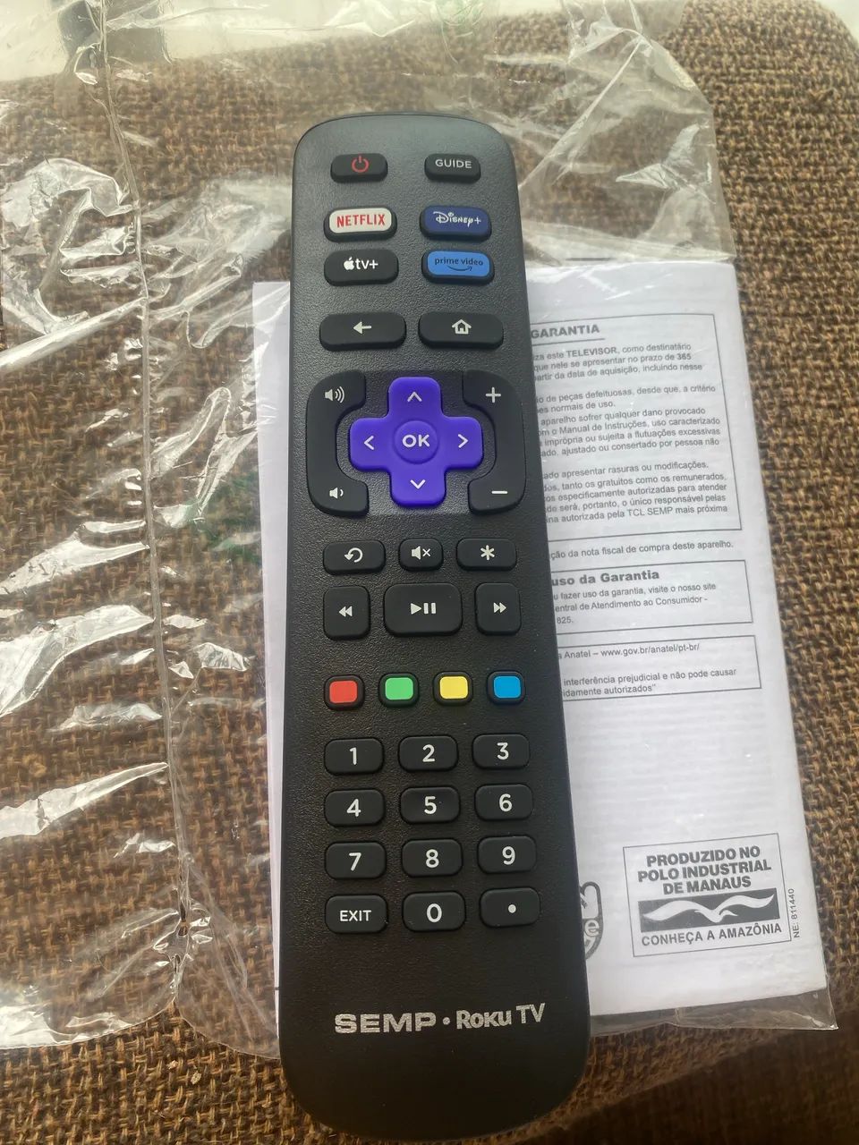 Controle para Tv semp . Roku 