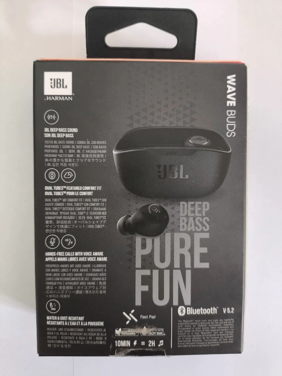 Fone Bluetooth JBL Wave Buds usado - Foto 2