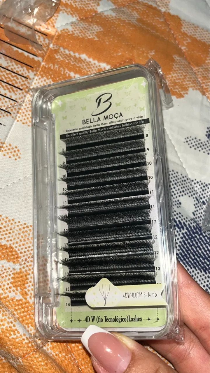 Fios tecnológicos lashes bella moça para efeito fox 
