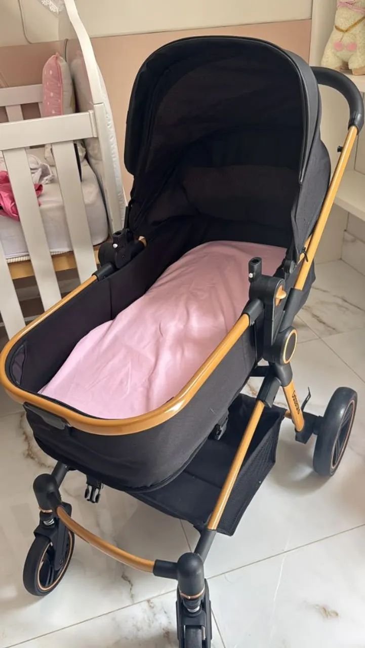 Carrinho de bebê novíssimo galzerano - Foto 3