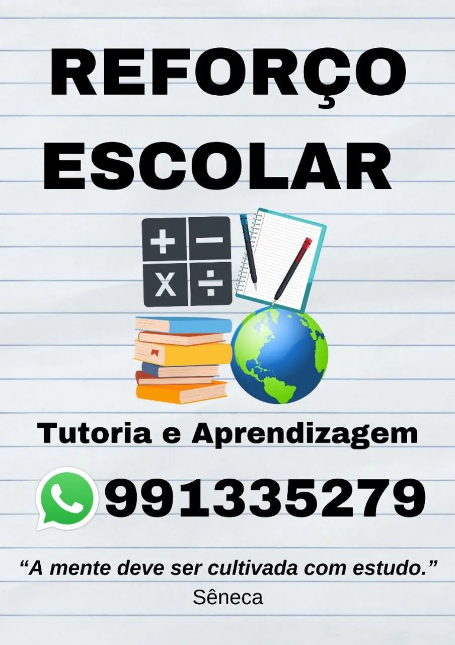 Aulas Particulares - Reforço Escolar