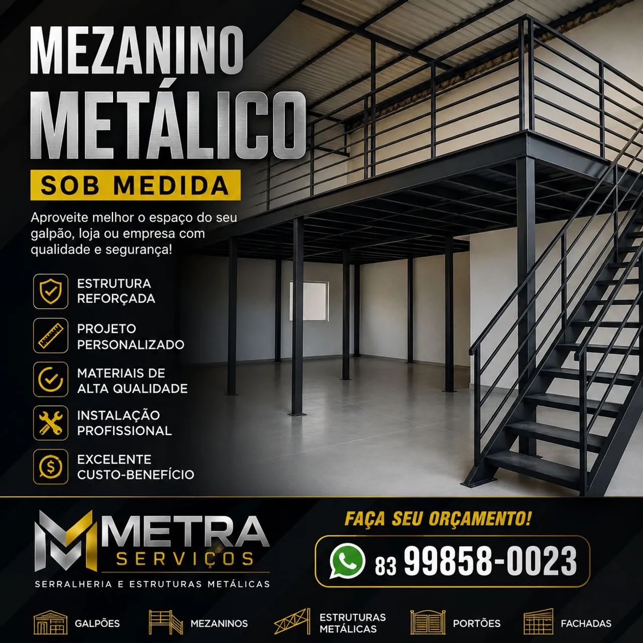 Mezanino metálico 