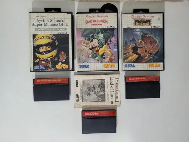 Jogos Master System Funcionando