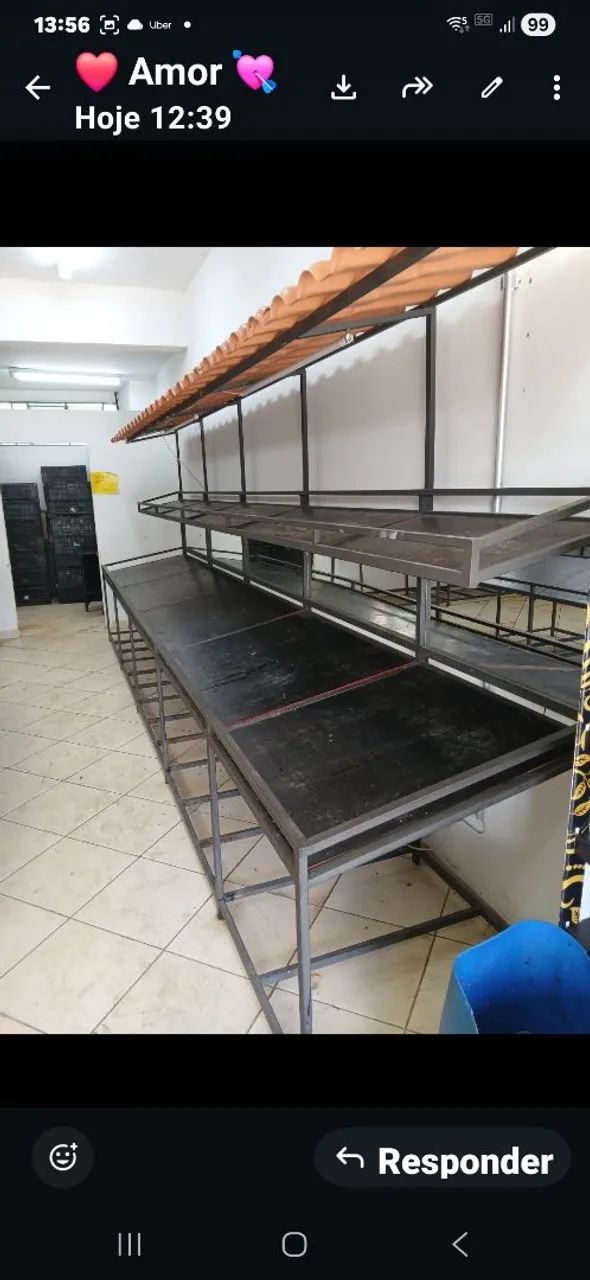 Balcão e mesa para sacolao/supermercado  - Foto 2