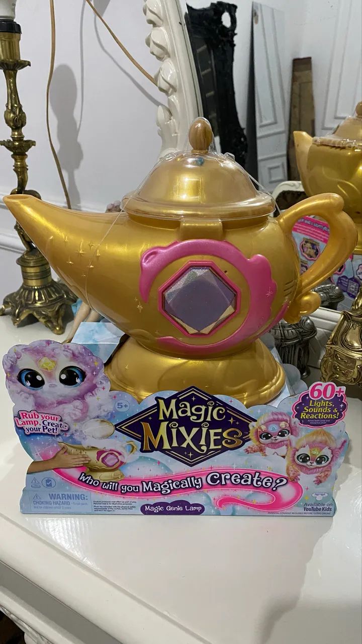 Magic mixies lâmpada mágica rosa 