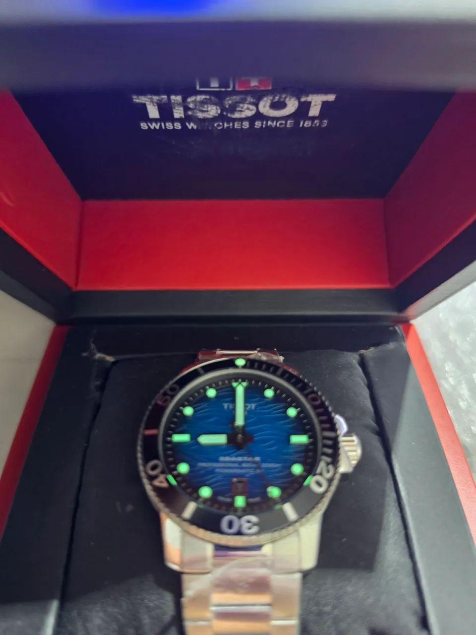 Tissot seastar 2000 pawermatic Azul turquesa 44m - Foto 4