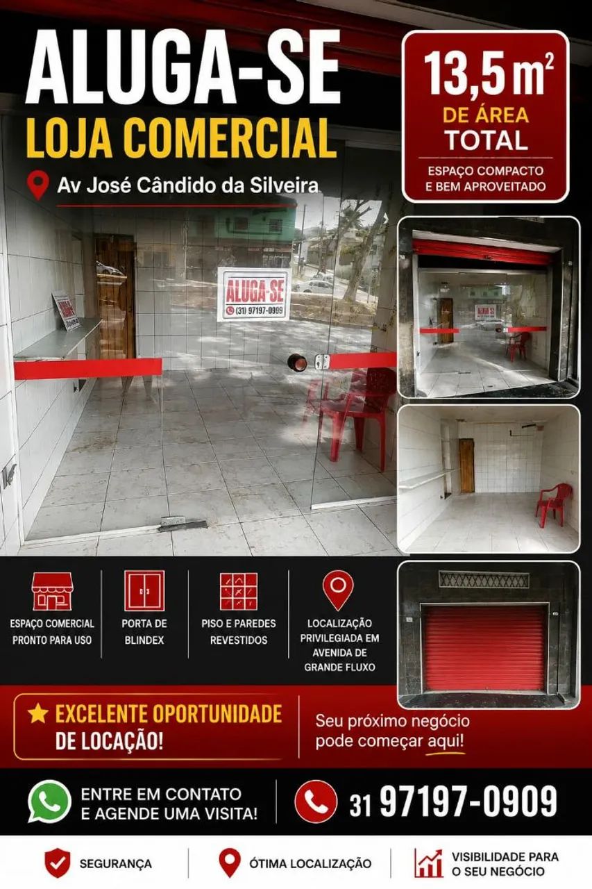 Alugo loja comercial Santa Inês 