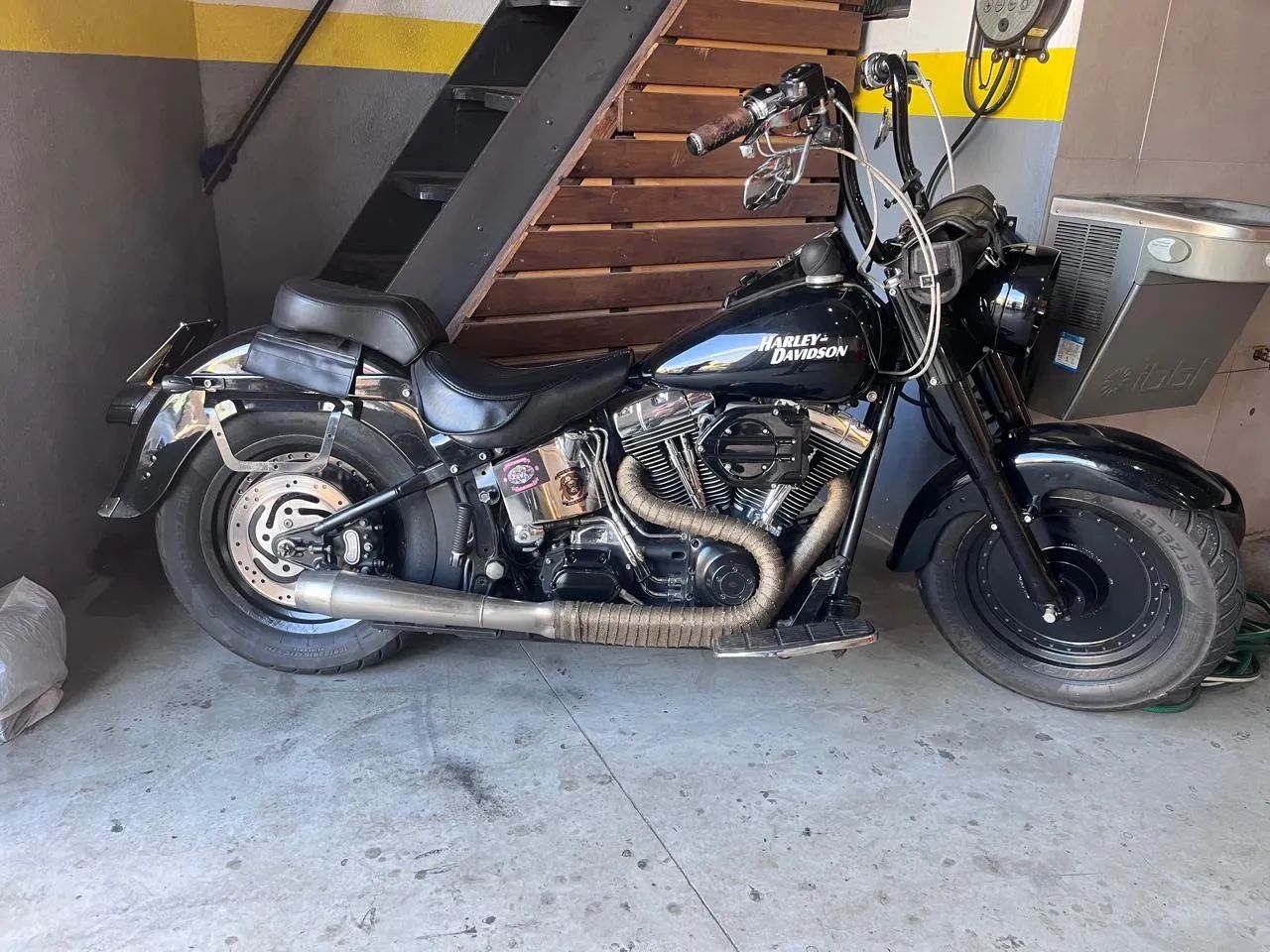Fat boy 2001 carburada 