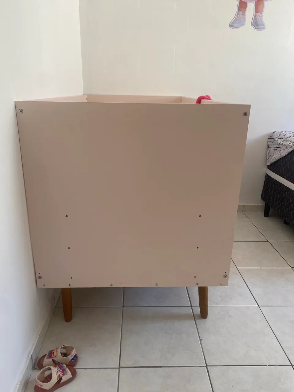 Berço menina rosa  - Foto 4